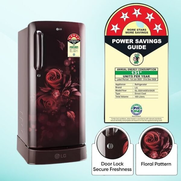 LG 185 L 4 Star Inverter Direct-Cool Single Door Refrigerator
