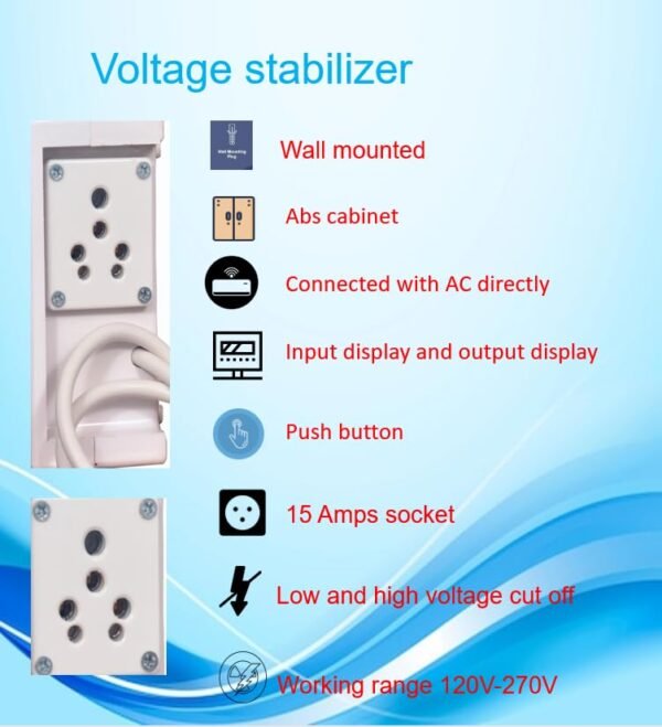 V-Guard VG 400 for 1.5 Ton A.C (170V to 270V) Original 3 Year onsite wrranty,GREY