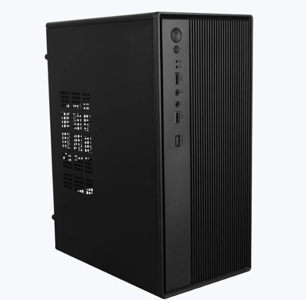 BullOne All-in-One Desktop PC, i3 2120, 4GB RAM, 128GB SSD, 19" Monitor, Keyboard, RGB Mouse, WiFi, Win 10, Black