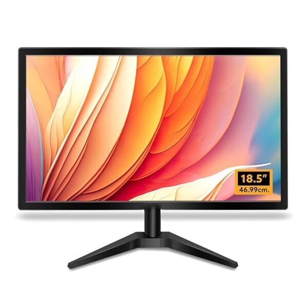 BullOne All-in-One Desktop PC, i3 2120, 4GB RAM, 128GB SSD, 19" Monitor, Keyboard, RGB Mouse, WiFi, Win 10, Black