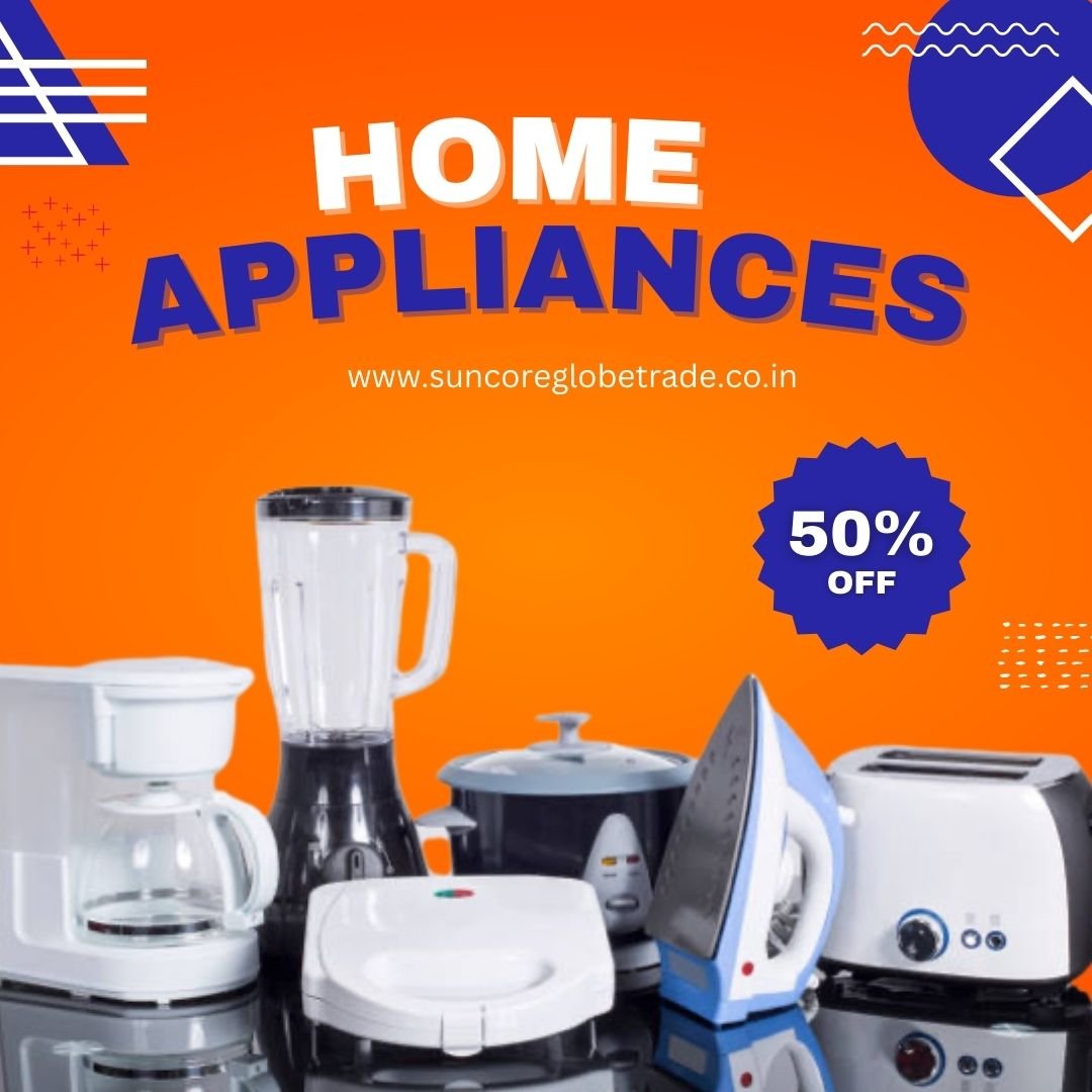 Orange Modern Home Appliances Instagram Post