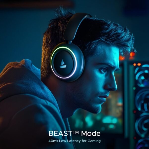 ZEBRONICS Duke Wireless Headphone with Up to 60h Backup