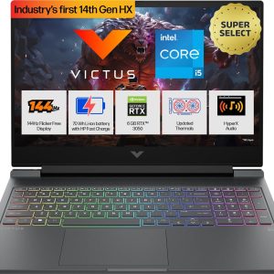HP Victus Intel Core i5 14th Gen 14450HX - (16 GB/512 GB SSD/Windows 11 Home/6 GB Graphics/NVIDIA GeForce RTX 3050/144 Hz) 16-r1703TX Gaming Laptop  (16.1 inch, Mica Silver, 2.31 kg, With MS Office)